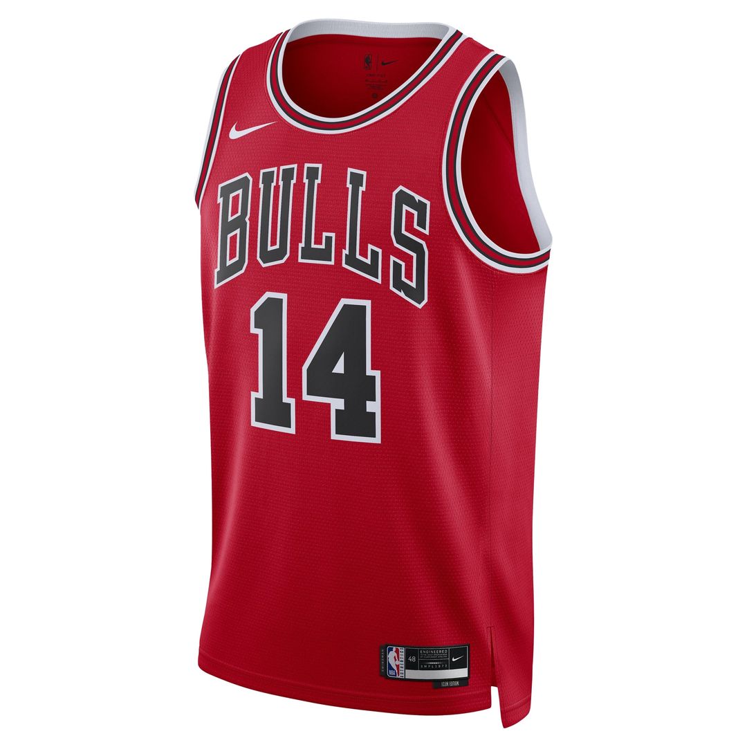 Matas Buzelis Chicago Bulls Nike Unisex Player Swingman Jersey - Icon Edition - Red