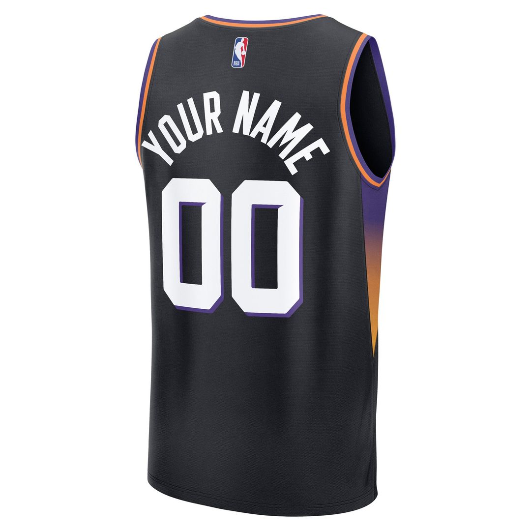 Phoenix Suns Fanatics Fast Break Custom Jersey - Icon Edition - Black