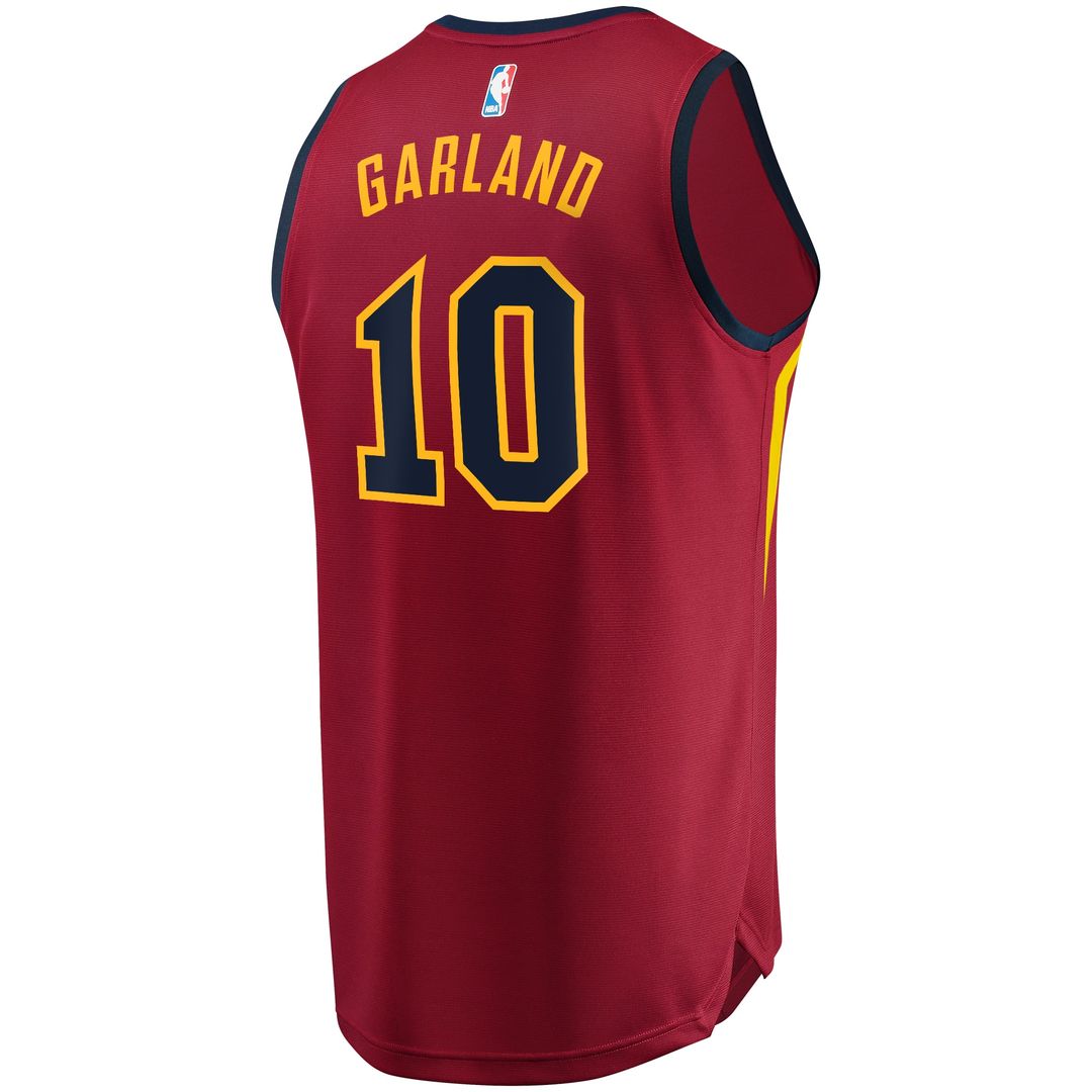 Darius Garland Cleveland Cavaliers Fanatics Youth Replica Fast Break Jersey Wine - Icon Edition