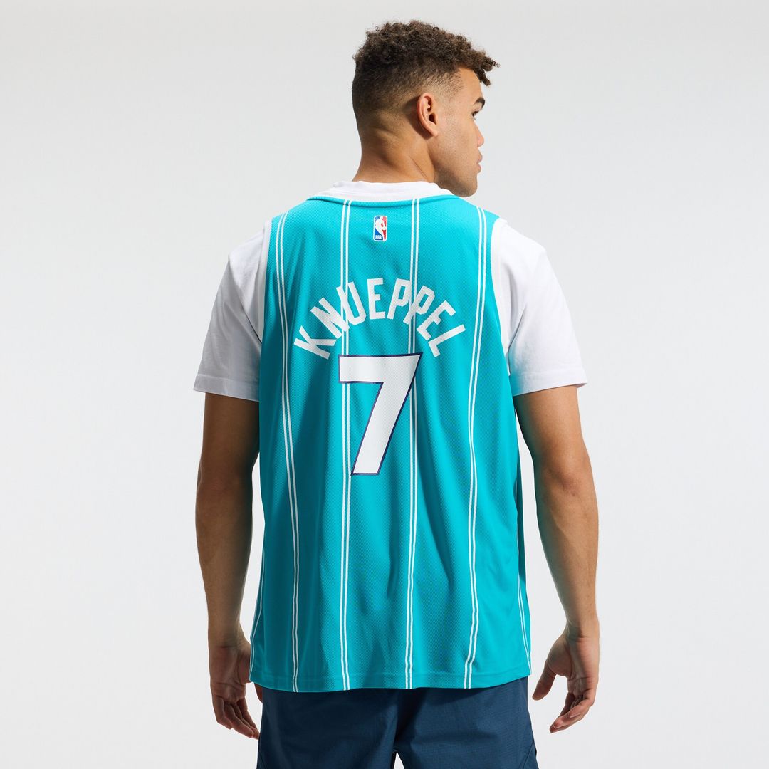 Kon Knueppel Charlotte Hornets Fanatics 2025 NBA Draft First Round Pick Fast Break Replica Jersey - Icon Edition - Teal