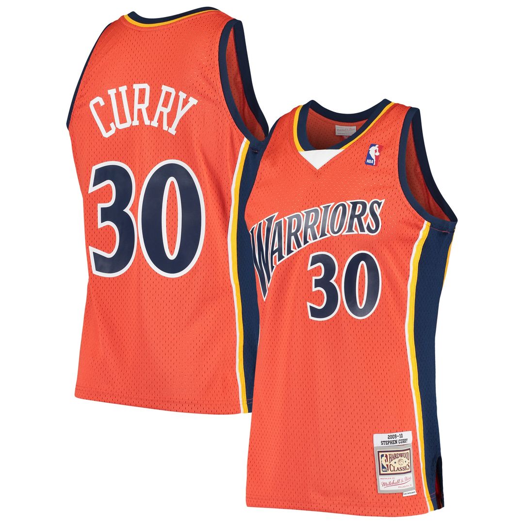 Stephen Curry Golden State Warriors Mitchell & Ness Hardwood Classics Swingman Jersey - White