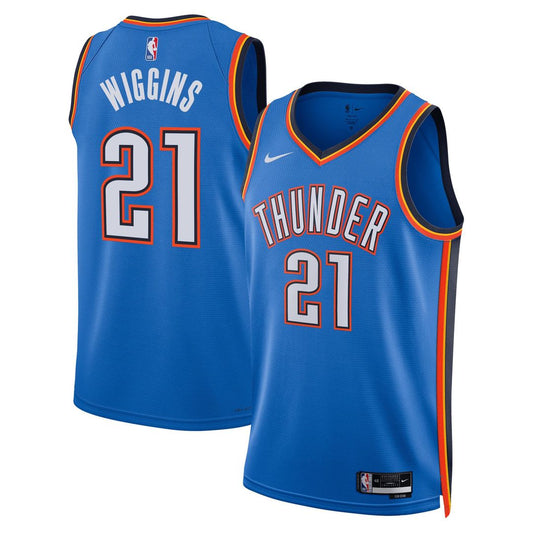 Aaron Wiggins Oklahoma City Thunder Nike Unisex Swingman Jersey - Icon Edition - Blue
