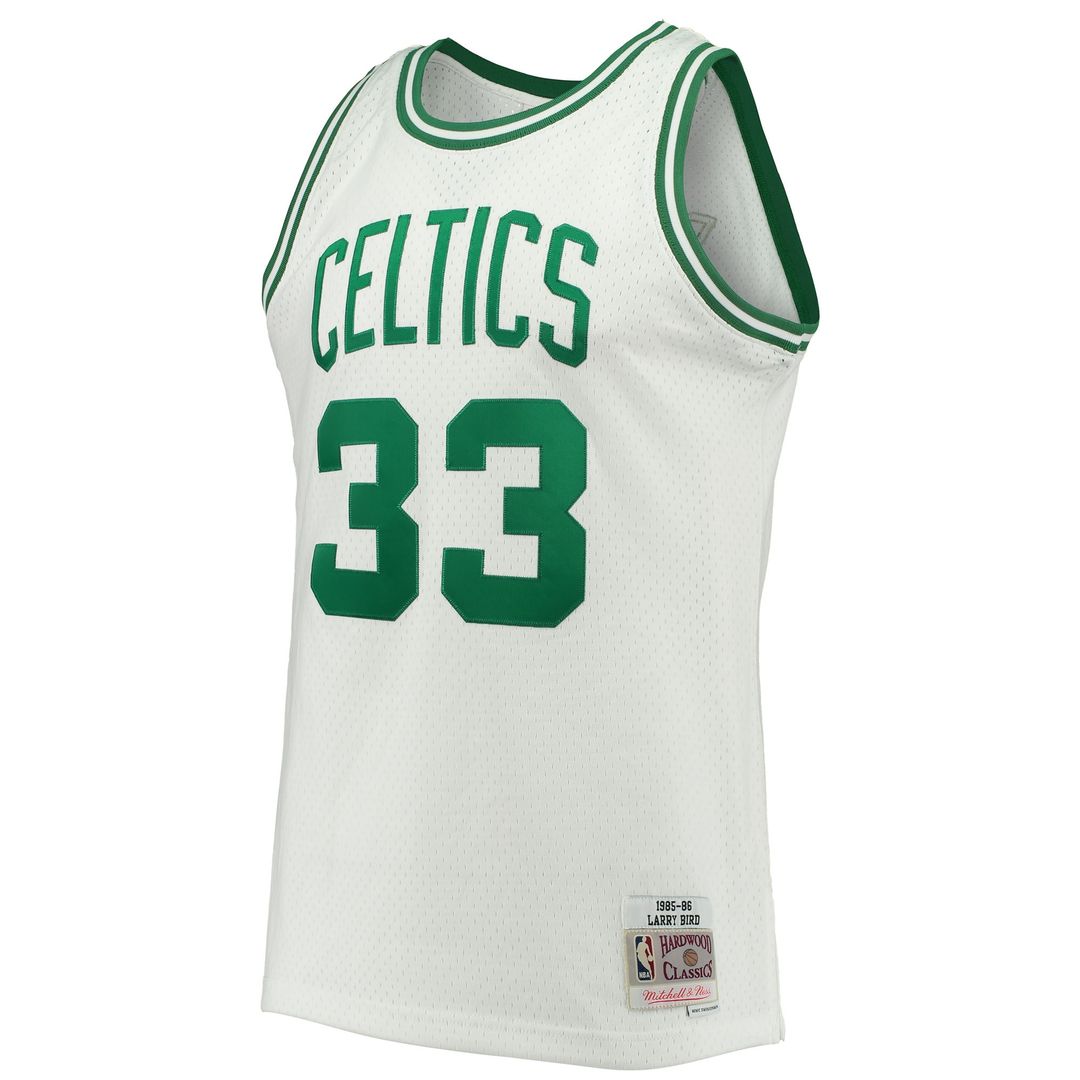 Larry Bird Boston Celtics Mitchell & Ness Hardwood Classics Swingman Jersey - Kelly Green