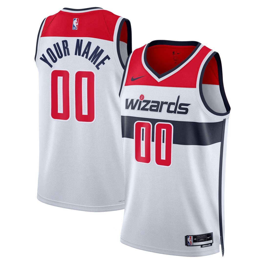 Washington Wizards Nike Unisex Swingman Custom Jersey Red - Icon Edition