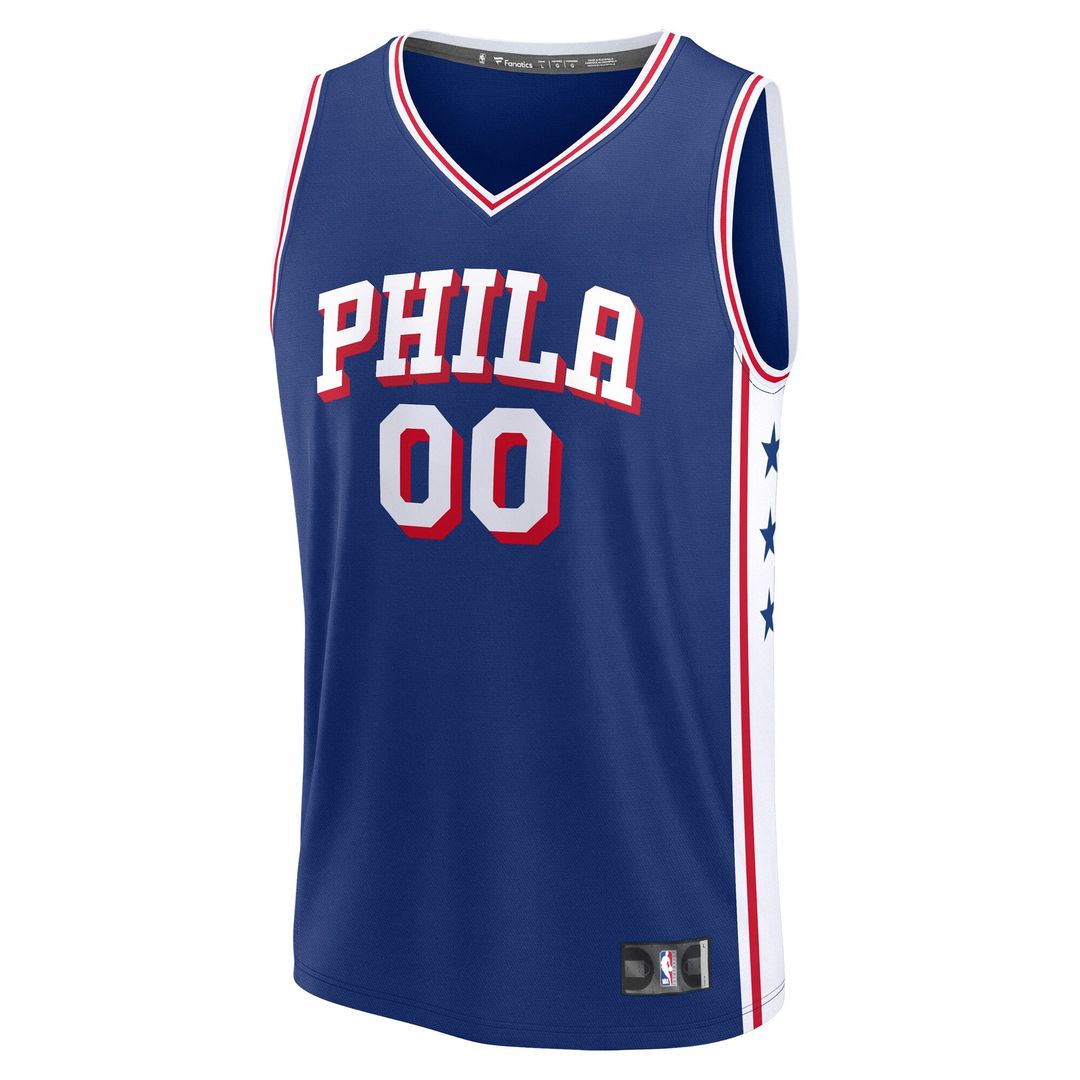 Philadelphia 76ers Fanatics Fast Break Custom Jersey - Icon Edition - Red