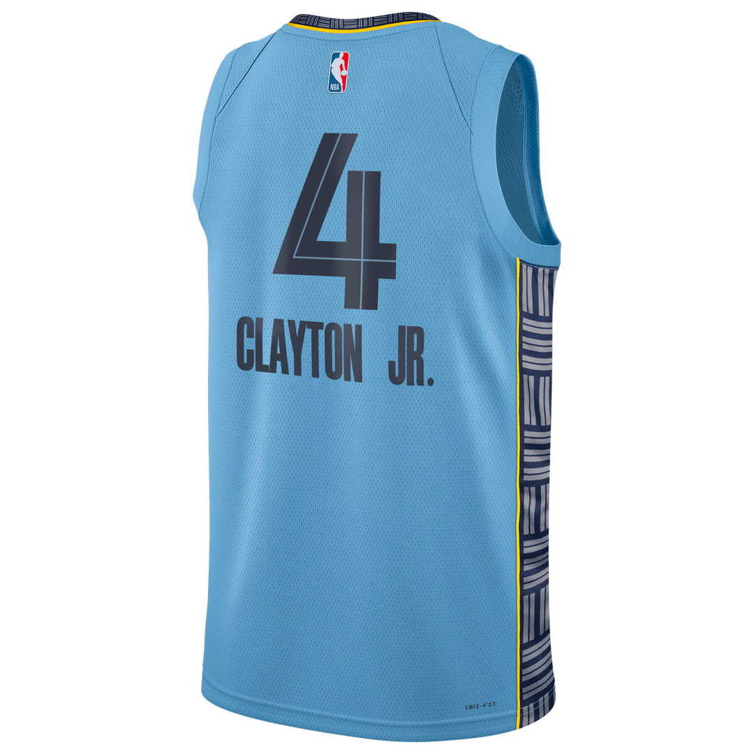 Walter Clayton Jr. Memphis Grizzlies Jordan Brand Unisex Swingman Jersey - Statement Edition - Light Blue