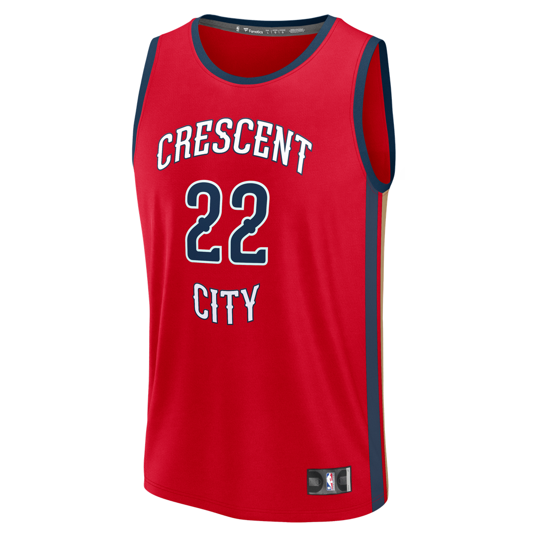 Derik Queen New Orleans Pelicans Fanatics Fast Break Player Replica Jersey - Statement Edition - Red