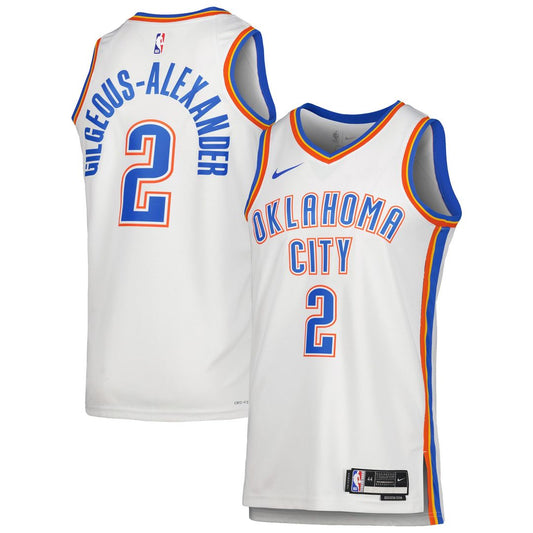 Shai Gilgeous - Alexander Oklahoma City Thunder Nike Unisex Swingman Jersey - Association Edition - White