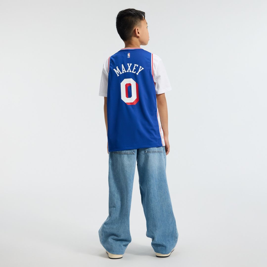 Tyrese Maxey Philadelphia 76ers Fanatics Youth Fast Break Player Replica Jersey - Icon Edition - Royal
