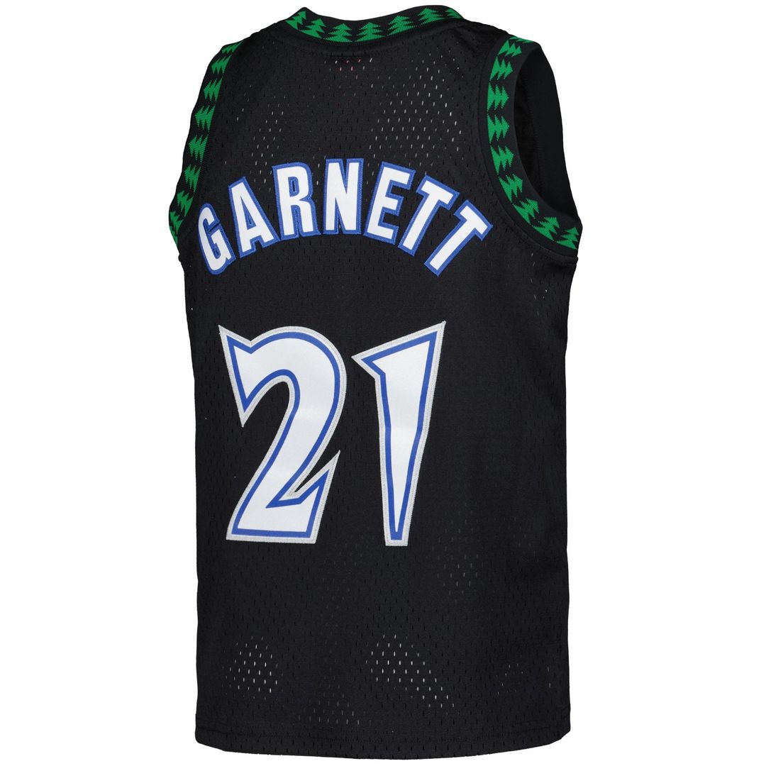 Kevin Garnett Minnesota Timberwolves Mitchell & Ness Youth 1995 - 96 Hardwood Classics Swingman Jersey - Blue