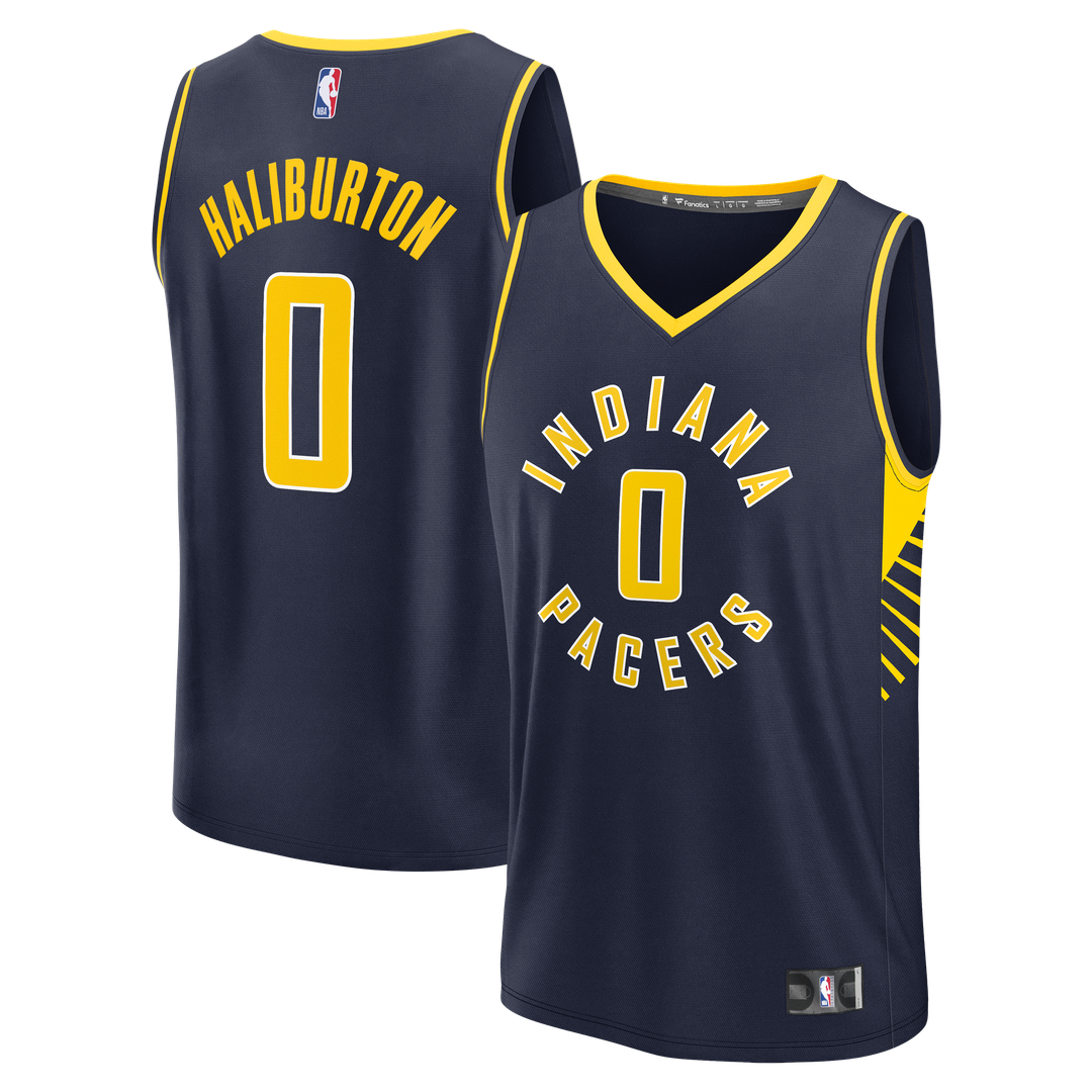 Tyrese Haliburton Indiana Pacers Fanatics Youth Fast Break Player Replica Jersey - Navy