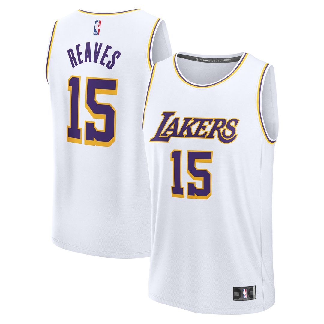 Austin Reaves Los Angeles Lakers Fanatics Fast Break Player Replica Jersey - Association Edition - White