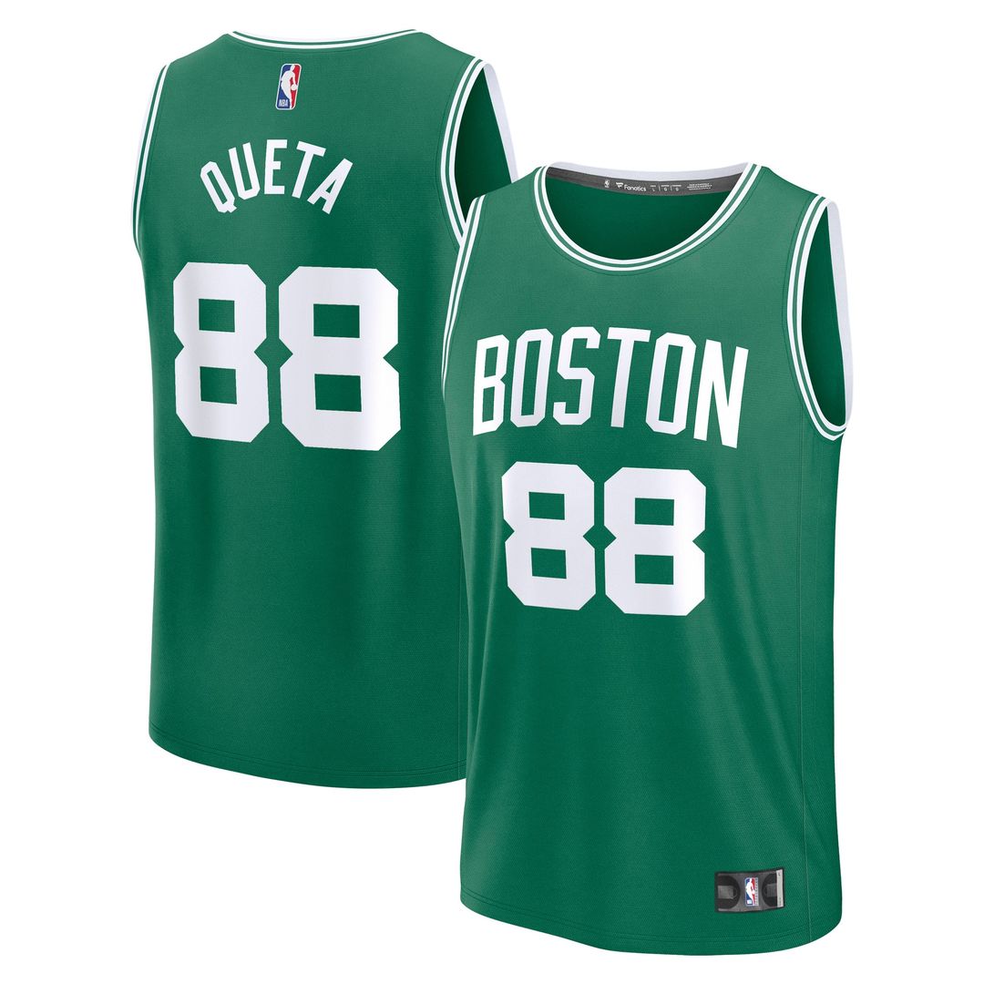 Neemias Queta Boston Celtics Fanatics Fast Break Player Replica Jersey - Icon Edition - Kelly Green