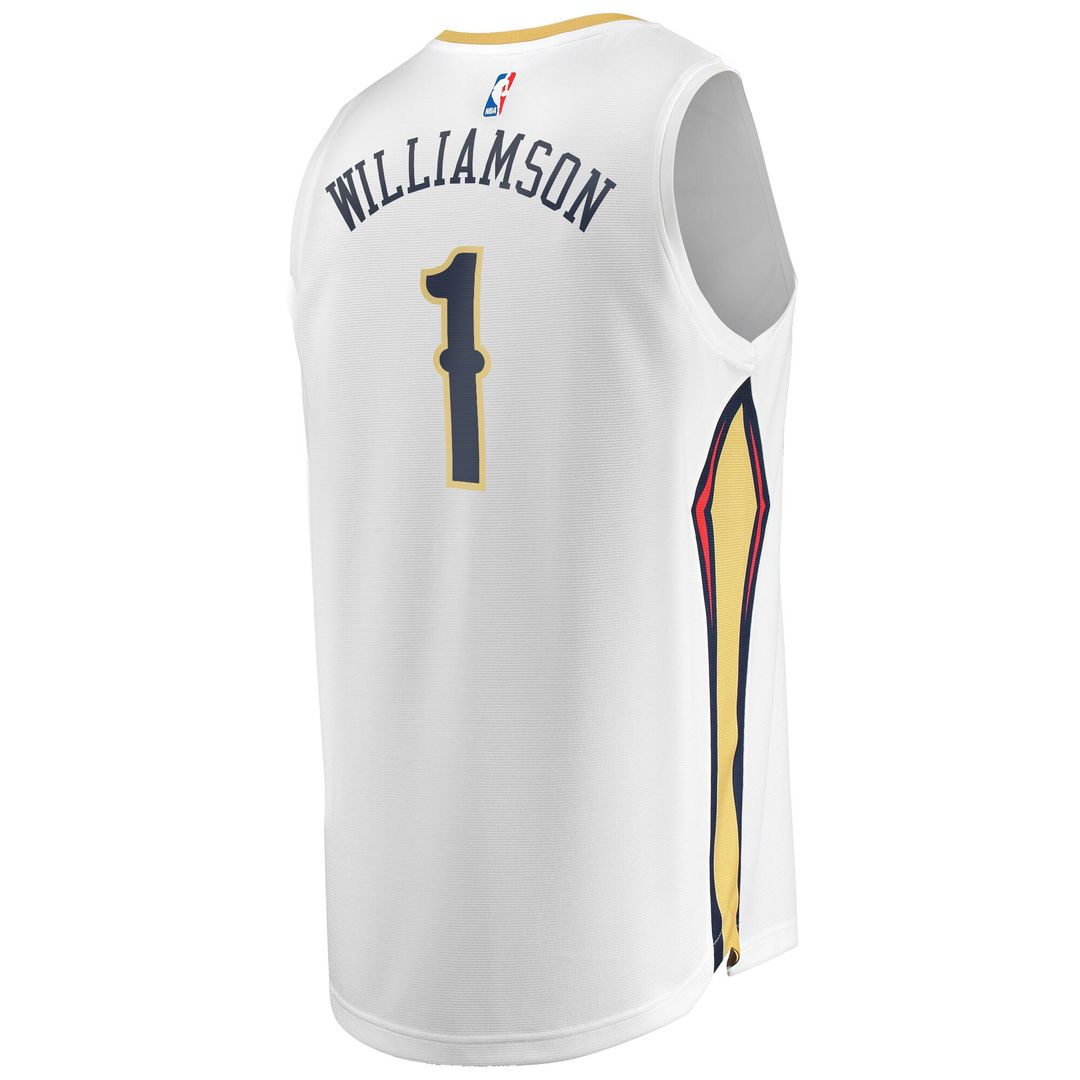 Zion Williamson New Orleans Pelicans Fanatics Replica Fast Break Jersey Navy - Icon Edition