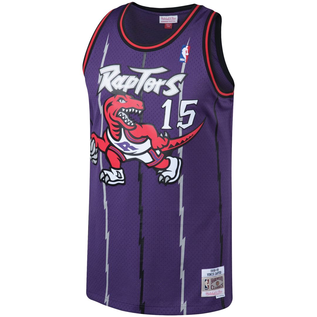 Vince Carter Toronto Raptors Mitchell & Ness 1998/99 Big & Tall Hardwood Classics Swingman Jersey - White