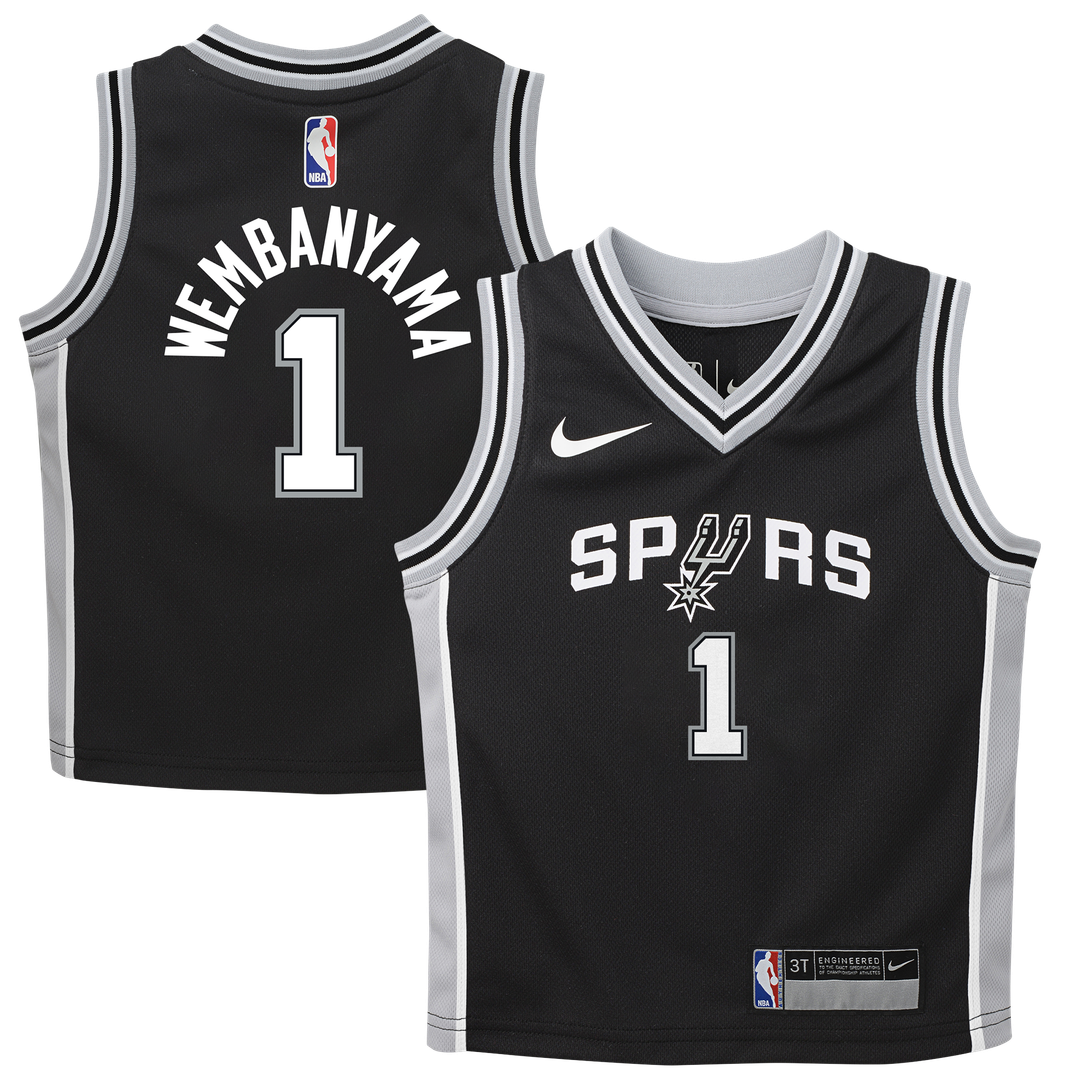 Victor Wembanyama San Antonio Spurs Nike Infant Swingman Jersey - Icon Edition - Black