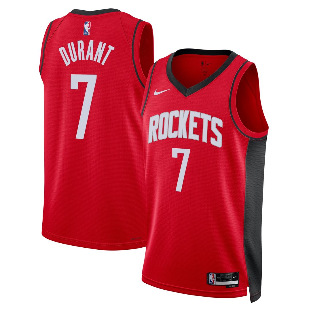 Kevin Durant Houston Rockets Nike Unisex Player Swingman Jersey - Icon Edition - Red