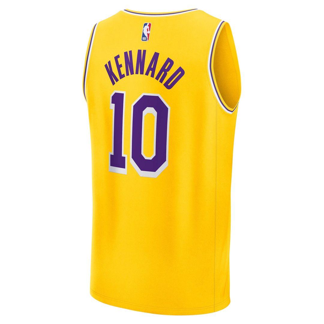 Luke Kennard Los Angeles Lakers Fanatics Fast Break Replica Jersey - Icon Edition - Gold