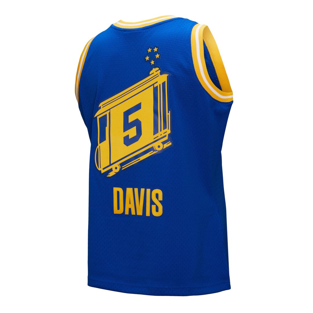 Baron Davis Golden State Warriors Mitchell & Ness Hardwood Classics 2004/05 Swingman Jersey - Royal