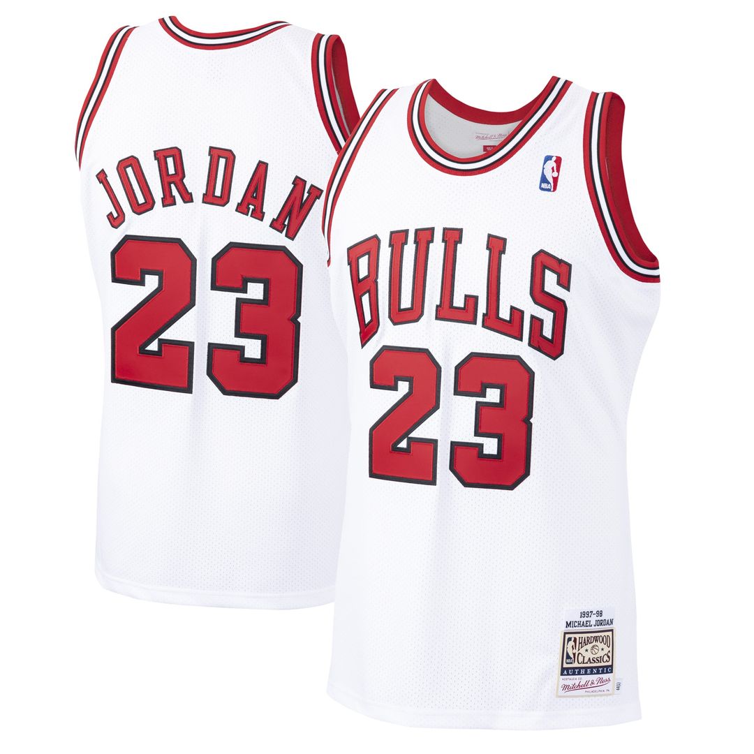 Michael Jordan Chicago Bulls Mitchell & Ness 1997/98 Hardwood Classics Authentic Jersey - Scarlet