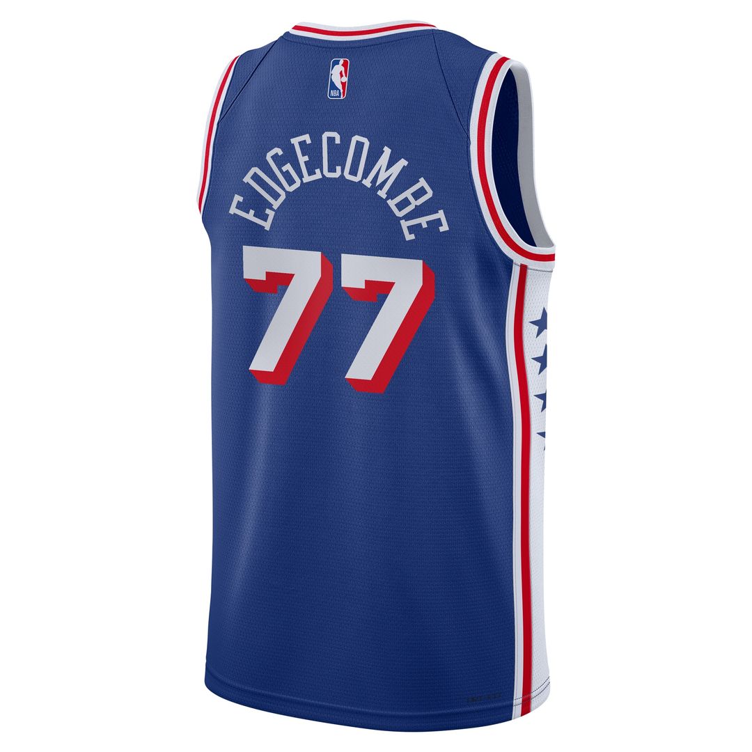 VJ Edgecombe Philadelphia 76ers Nike Youth Swingman Jersey - Icon Edition - Royal