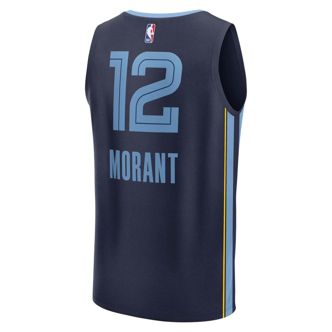 Ja Morant Memphis Grizzlies Fanatics Youth Fast Break Player Replica Jersey - Icon Edition - Navy