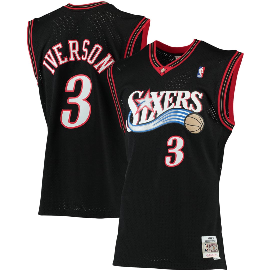 Allen Iverson Philadelphia 76ers Mitchell & Ness 1996/97 Big & Tall Hardwood Classics Swingman Jersey - Royal