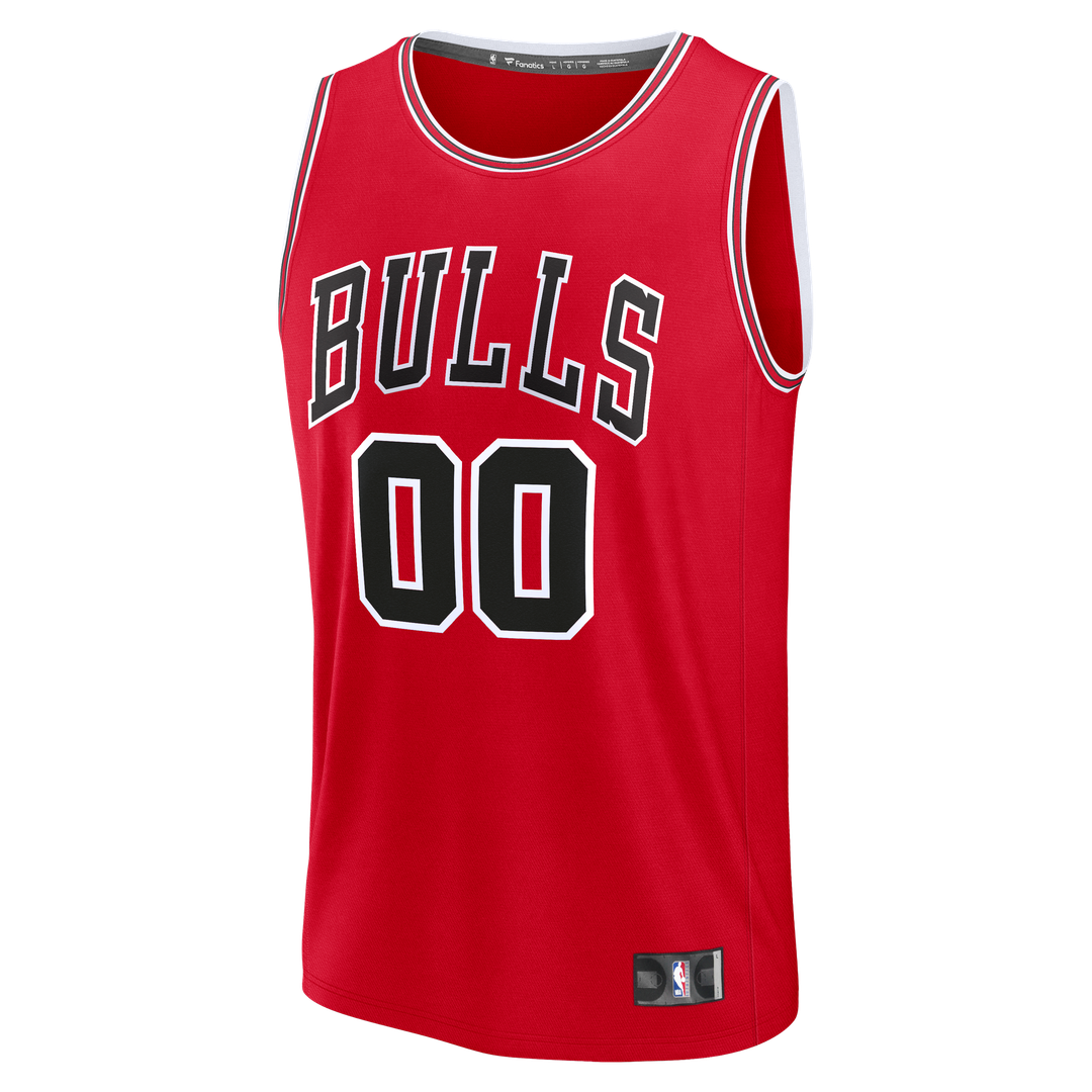 Chicago Bulls Fanatics Youth Fast Break Custom Jersey - Statement Edition - Black