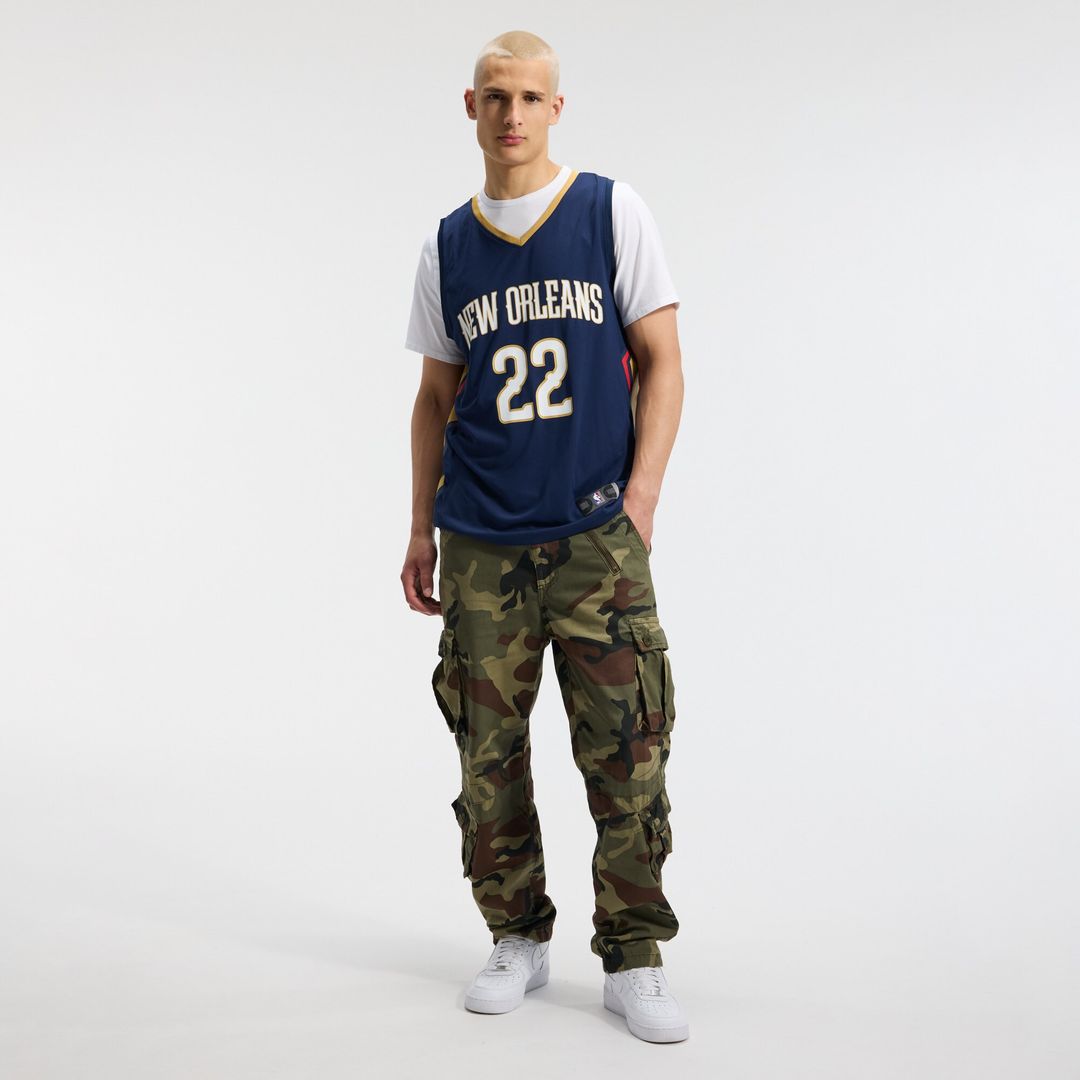 Derik Queen New Orleans Pelicans Fanatics Fast Break Replica Jersey - Icon Edition - Navy