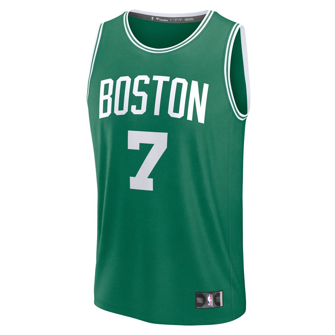 Jaylen Brown Boston Celtics Fanatics Youth Fast Break Player Replica Jersey - Icon Edition - Kelly Green