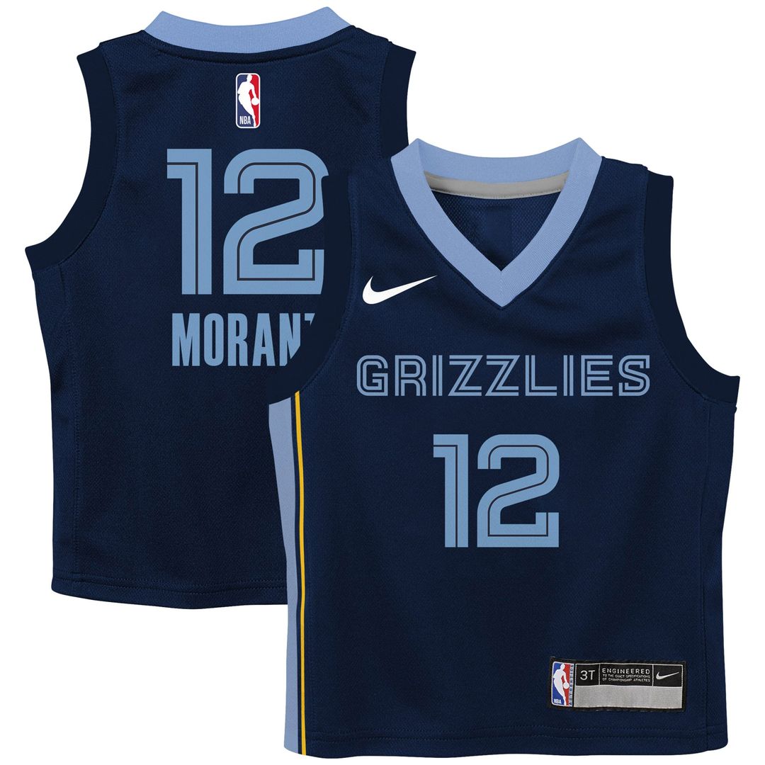 Ja Morant Memphis Grizzlies Nike Toddler Player Swingman Jersey - Icon Edition - Navy