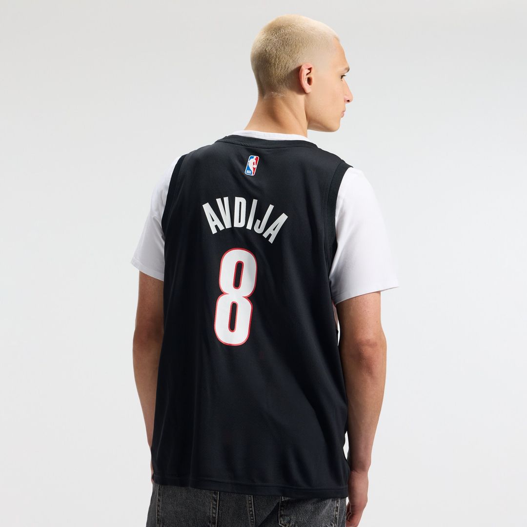 Deni Avdija Portland Trail Blazers Fanatics Fast Break Replica Jersey - Icon Edition - Black