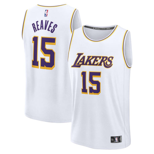 Austin Reaves Los Angeles Lakers Fanatics Fast Break Player Replica Jersey - Association Edition - White