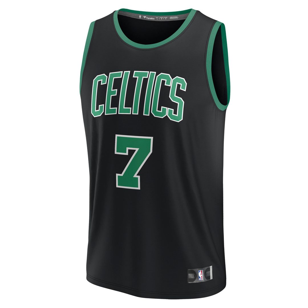 Jaylen Brown Boston Celtics Fanatics Fast Break Player Replica Jersey - Statement Edition - Black