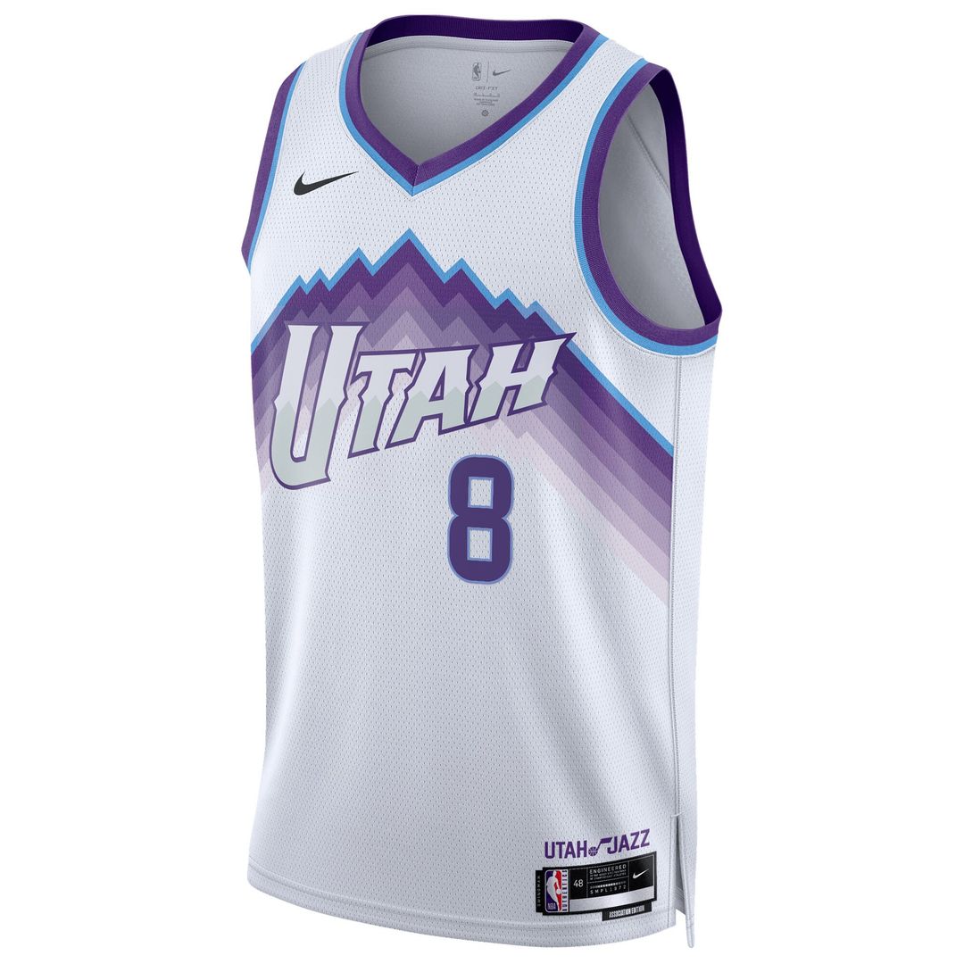 Isaiah Collier Utah Jazz Nike Unisex Swingman Jersey - Association Edition - White