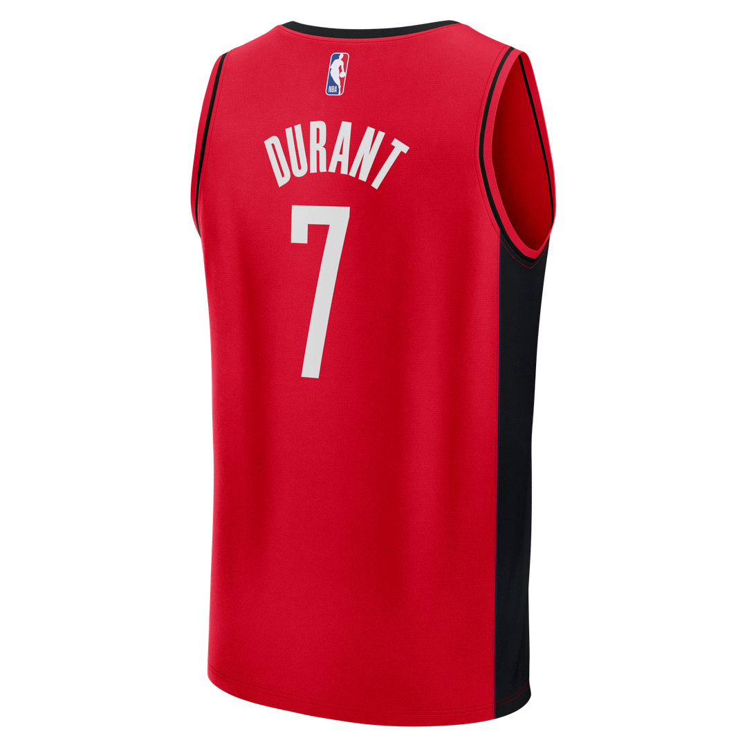 Kevin Durant Houston Rockets Fanatics Youth Fast Break Jersey - Icon Edition - Red