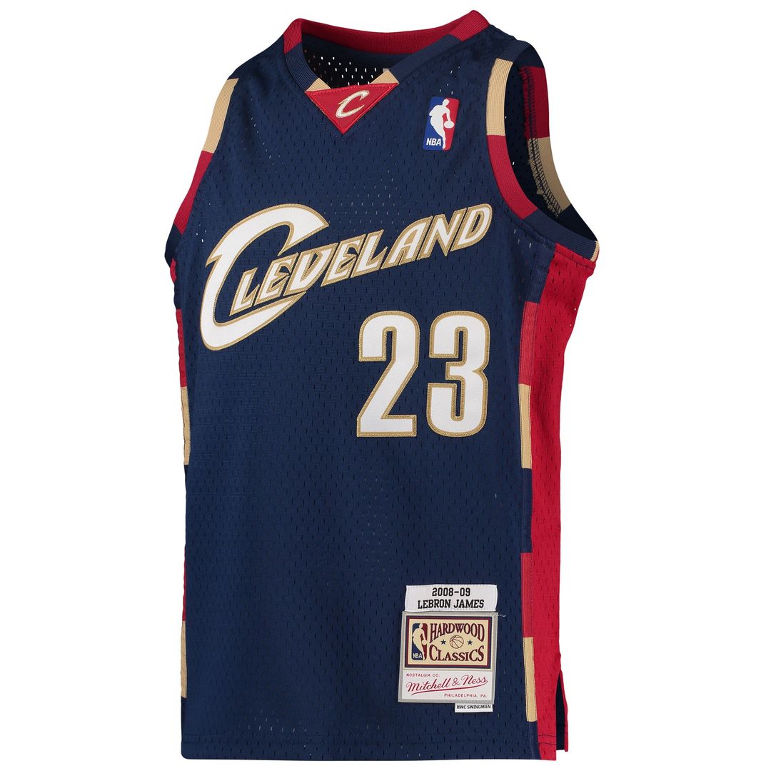 LeBron James Cleveland Cavaliers Mitchell & Ness Youth 2003 - 04 Hardwood Classics Swingman Jersey - Wine