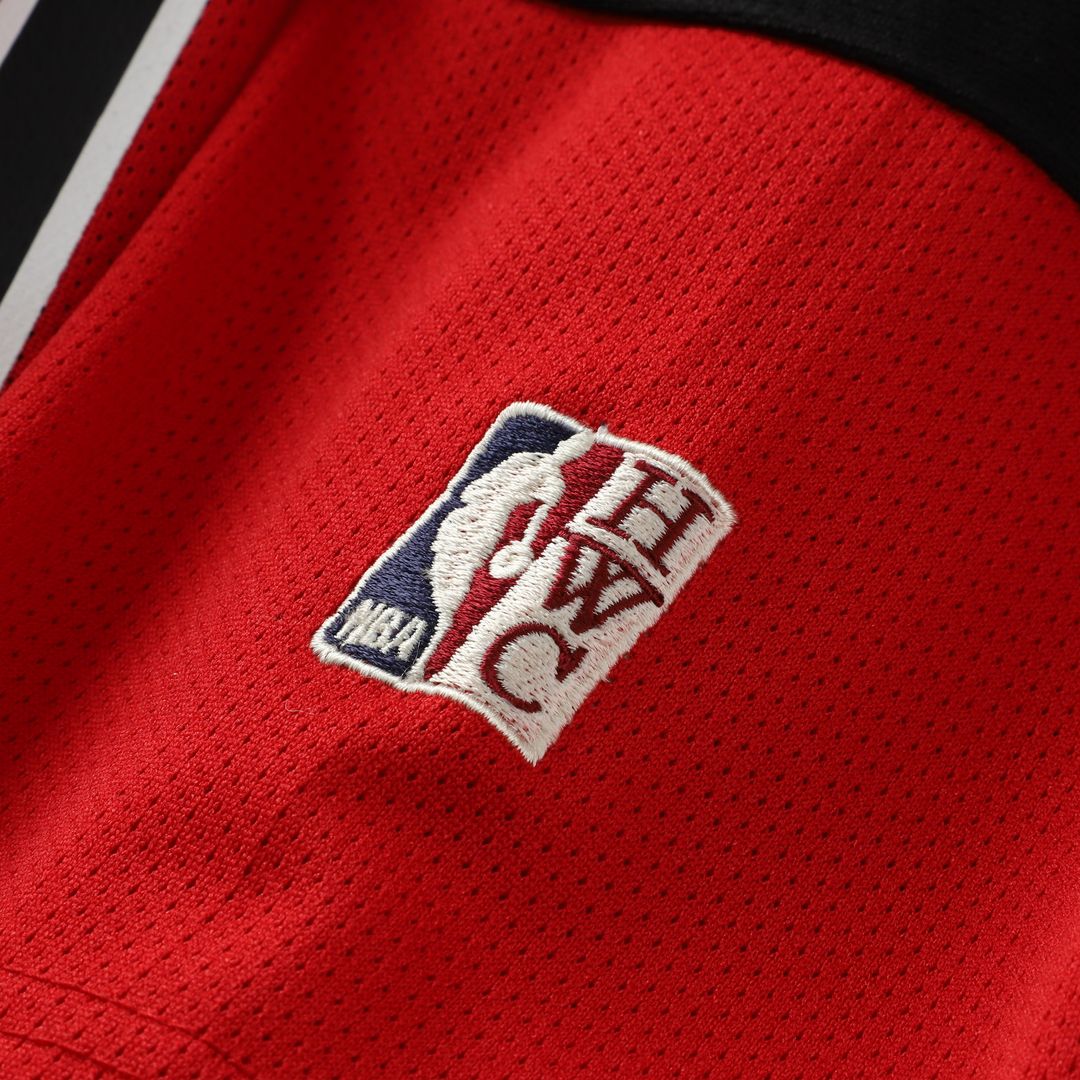 Dennis Rodman Chicago Bulls Mitchell & Ness Big & Tall NBA Hockey Jersey - Red