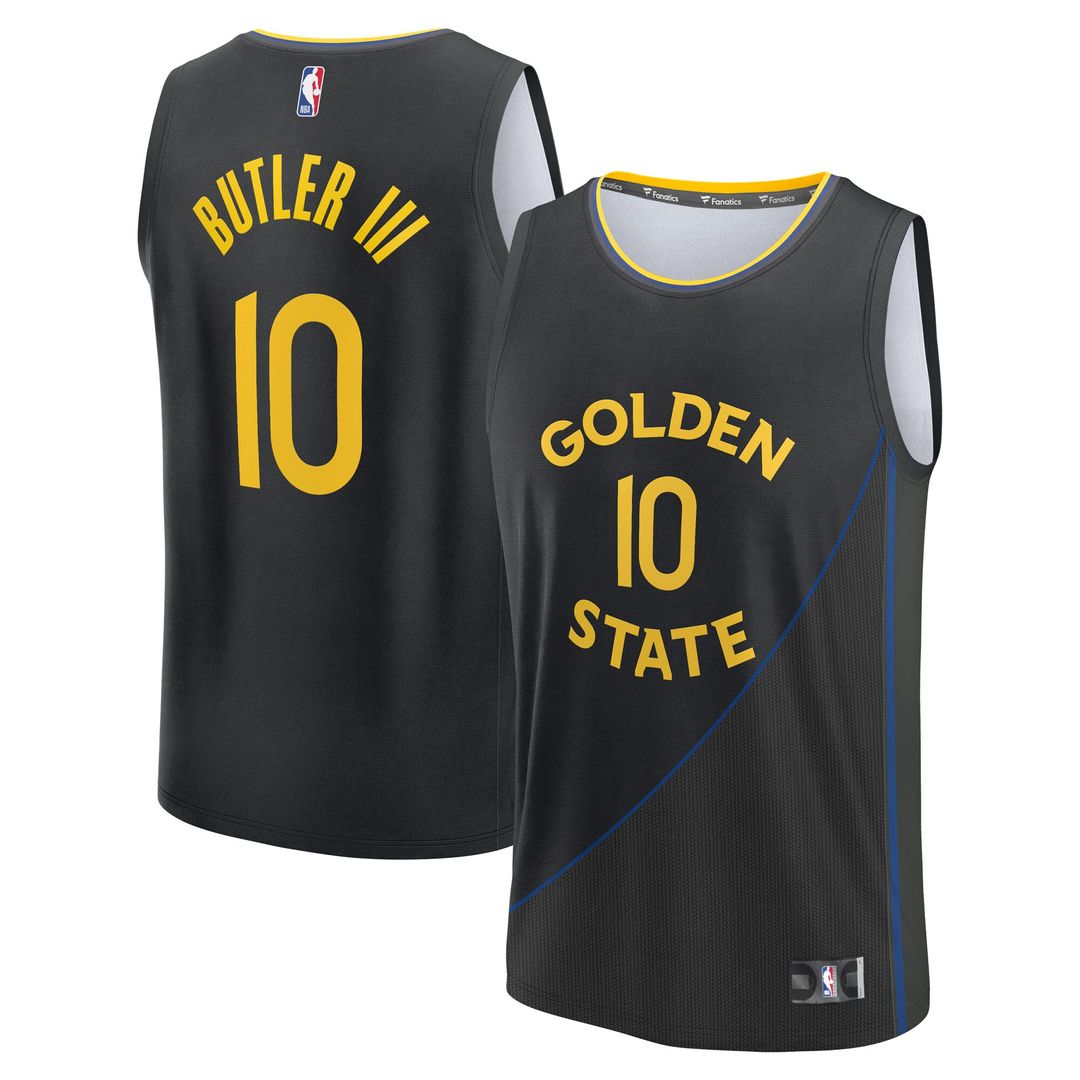 Jimmy Butler III Golden State Warriors Fanatics Fast Break Player Replica Jersey - Statement Edition - Black