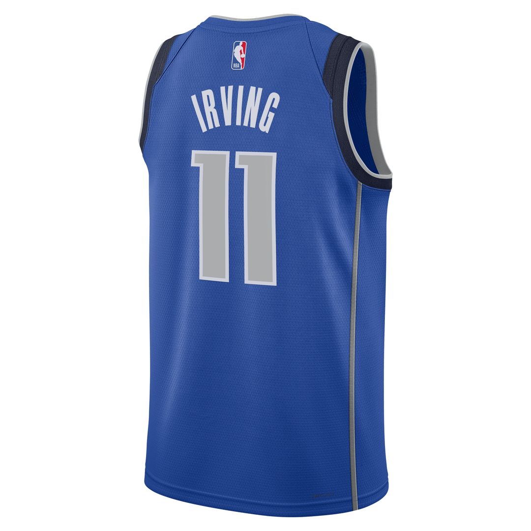 Kyrie Irving Dallas Mavericks Nike Unisex Badge Swingman Replica Jersey - Icon Edition - Blue
