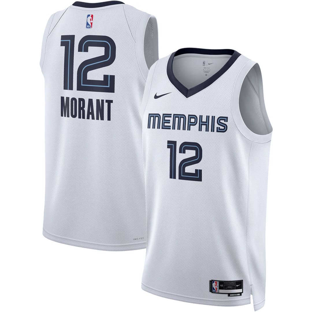 Ja Morant Memphis Grizzlies Nike Unisex Swingman Jersey - Association Edition - White