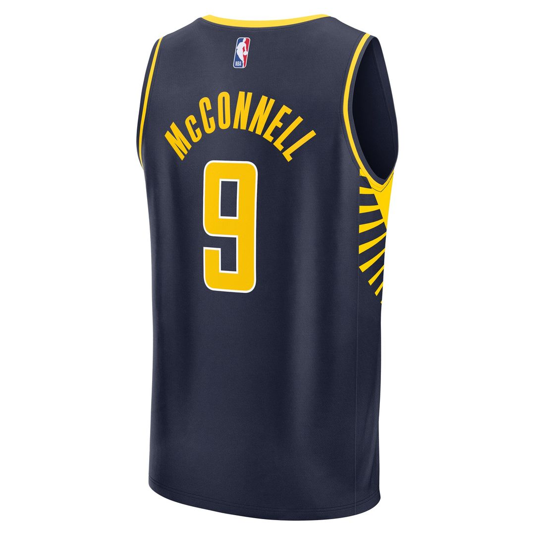 T.J. McConnell Indiana Pacers Fanatics Fast Break Player Replica Jersey - Icon Edition - Navy