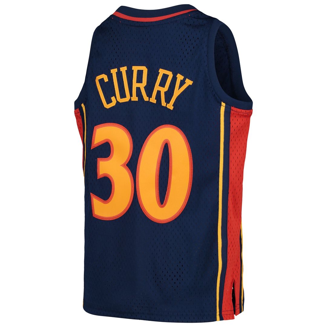 Stephen Curry Golden State Warriors Mitchell & Ness Youth 2009 - 10 Hardwood Classics Swingman Jersey - White