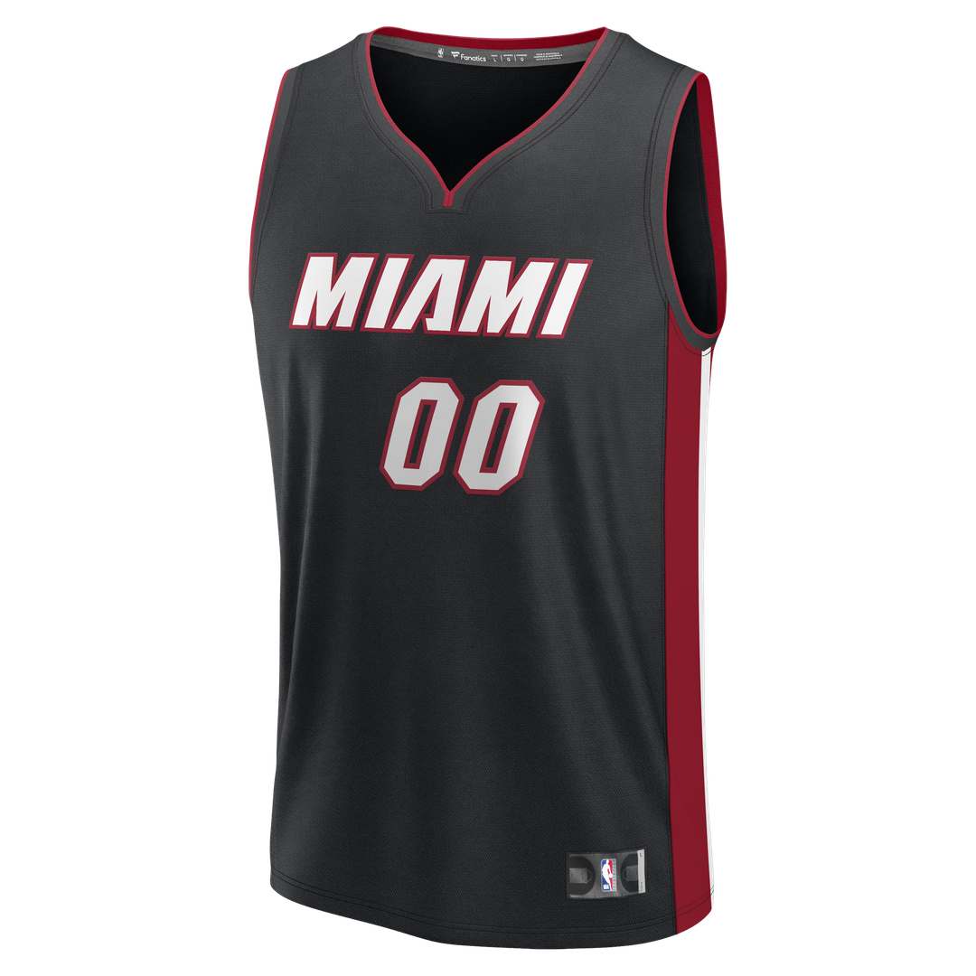 Miami Heat Fanatics Fast Break Custom Jersey - Icon Edition - Red