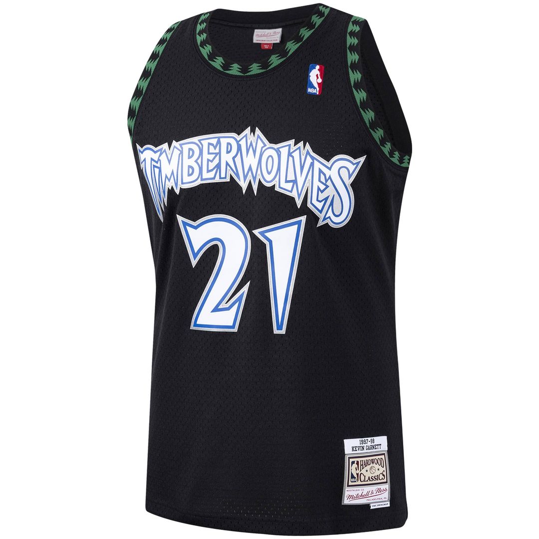 Kevin Garnett Minnesota Timberwolves Mitchell & Ness 1995/96 Hardwood Classics Swingman Jersey - White