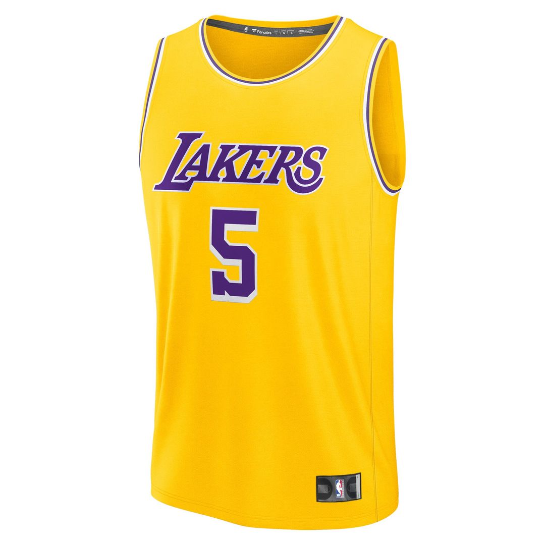 Deandre Ayton Los Angeles Lakers Fanatics Youth Fast Break Player Replica Jersey - Icon Edition - Gold