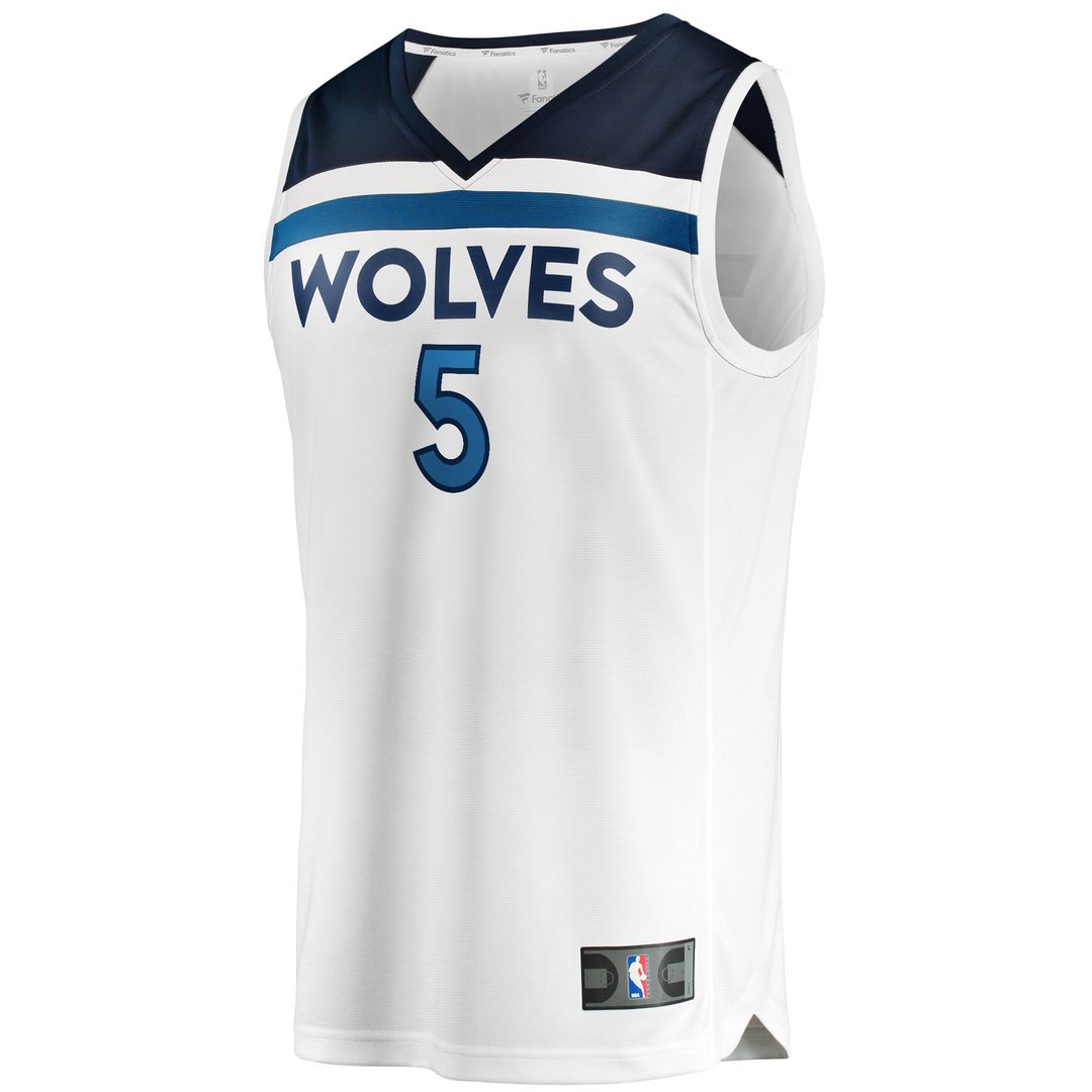 Anthony Edwards Minnesota Timberwolves Fanatics Fast Break Player Replica Jersey - Association Edition - White