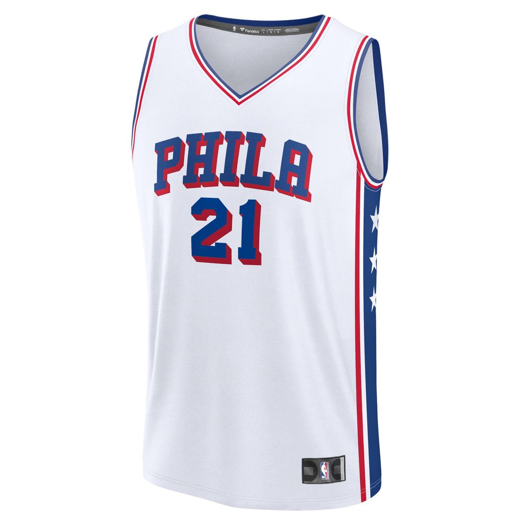 Joel Embiid Philadelphia 76ers Fanatics Fast Break Replica Jersey - Icon Edition - Royal