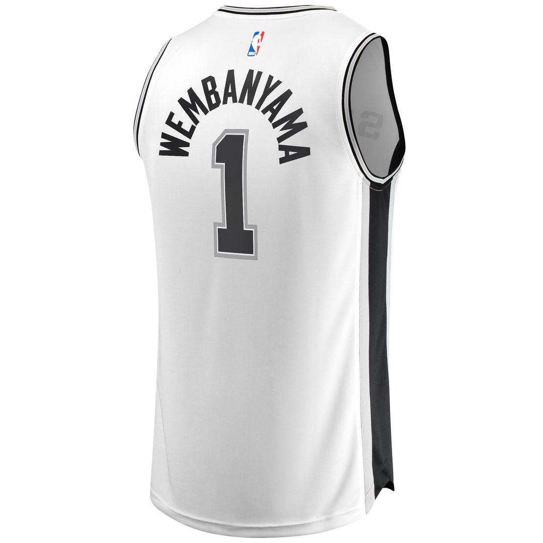 Victor Wembanyama San Antonio Spurs Fanatics Fast Break Player Replica Jersey - Association Edition - White