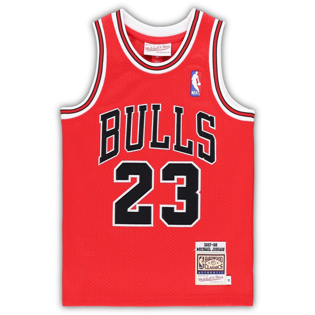 Michael Jordan Chicago Bulls Mitchell & Ness Preschool 1996/97 Hardwood Classics Authentic Jersey - Black
